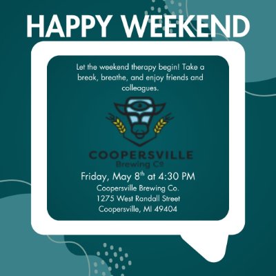 May TGIF: Coopersville Brewing Co.